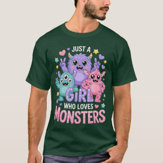 Girls Monster vintage T-Shirt