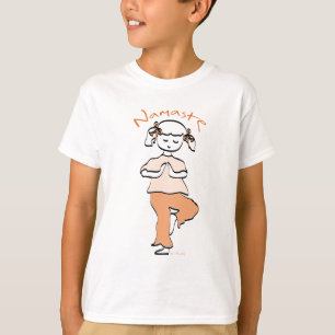 Girls Namaste Yoga Tee Shirt