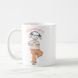 Girls Namaste Yoga Tee Shirt Coffee Mug