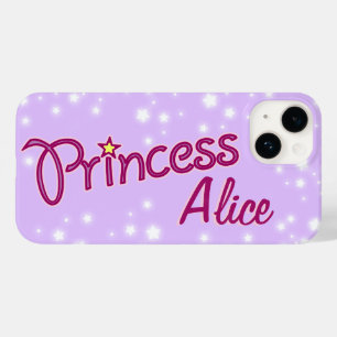 Girls named princess star lilac mauve iphone5 case