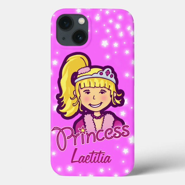 Girls named princess star lilac pink  Case-Mate iPhone case (Back)