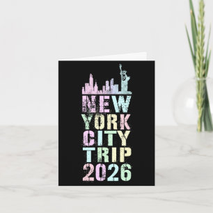 Girls new york city trip 2026 vacation usa trip card