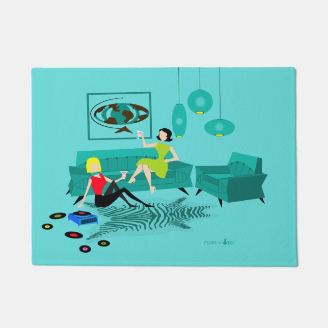 Girl's Night In Doormat (Front)