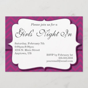 Girls' Night In Invitation