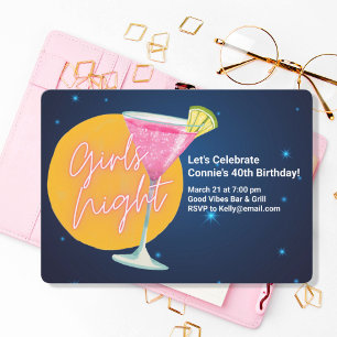 Girls' Night Martini Invitation