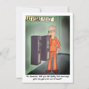 Girl's Night Mother's Day Flat Card