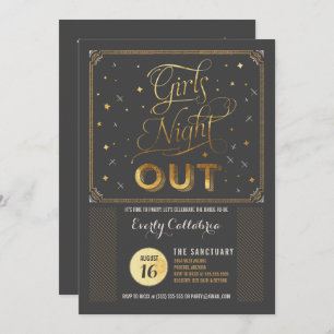 Girls Night Out Bachelor Party Invitation