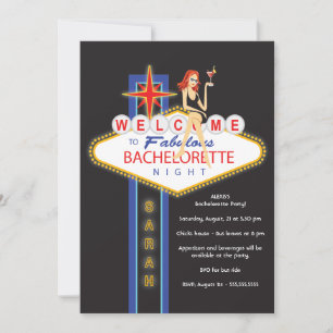 Girls Night Out Bachelorette Party Invitation