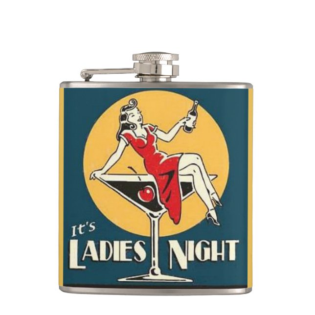 girls night out,bachelorettes,hen... hip flask (Front)