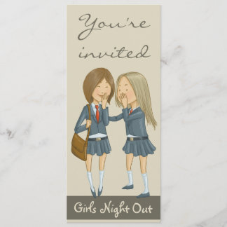Girls night out invitation