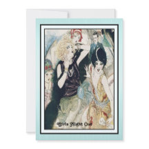 Girls Night Out Mayhem Vintage Art Deco Custom