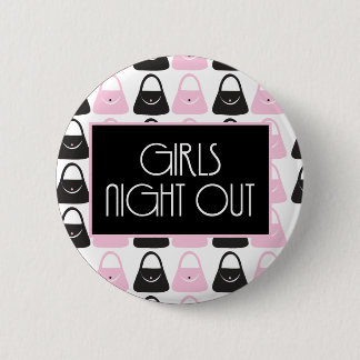 Girls Night out purses 6 Cm Round Badge