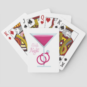 Girls Night Playing Cards