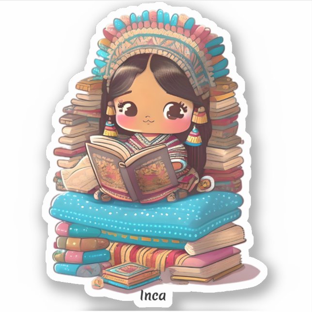 Girls of the World Reading - Inca (Front)