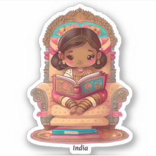 Girls of the World Reading - India
