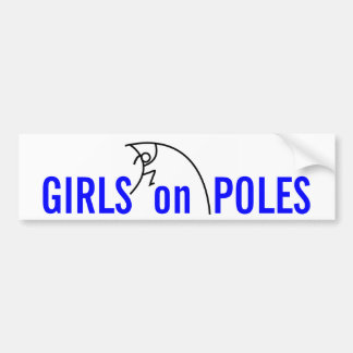 Girls on Poles Bumper Sticker