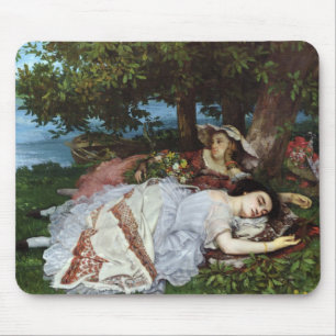 Girls on the Banks of the Seine, 1856-57 Mouse Pad