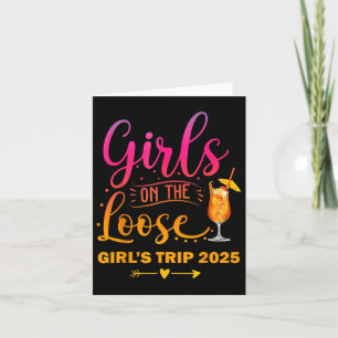 Girls On The Loose, Tie Dye Girls Weekend Trip 202 Card