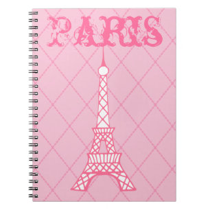 Girl's Paris Eiffel Tower School Notebook Gift