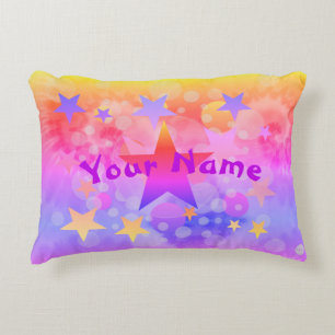Girl's Personalised Throw Pillow HAMbyWG