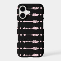 Girls Pink & Black Arrows Boho Chic