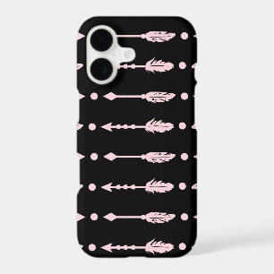 Girls Pink & Black Arrows Boho Chic