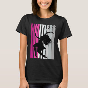 Girls Pink Limitless Dance Musical Dancer Retro Pr T-Shirt