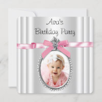 Girls Pink Photo Birthday Party
