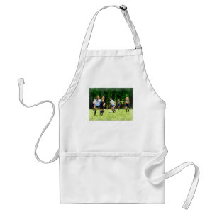 Girls Playing Soccer Standard Apron