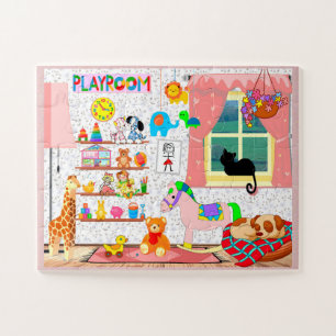 Girl's Playroom Jigsaw Puzzle