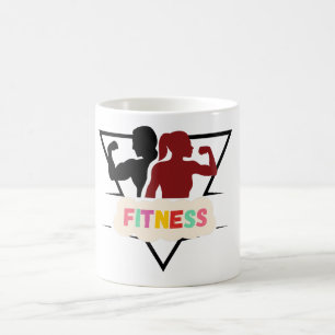 girls power gym motivational deisgn  coffee mug
