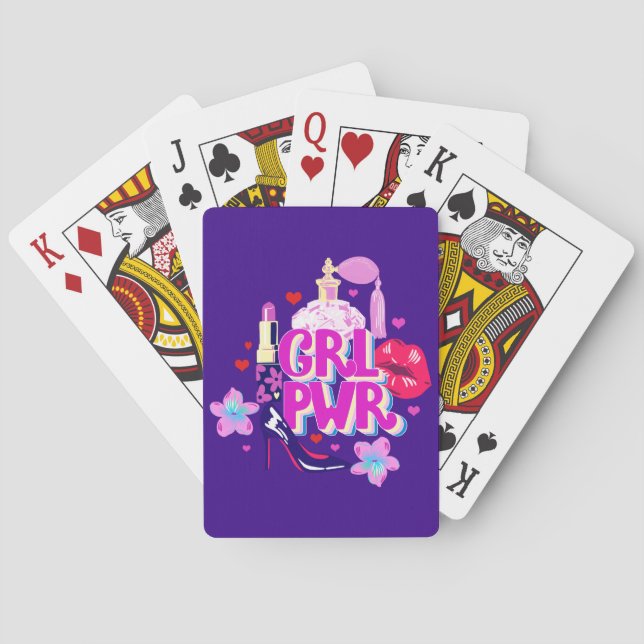 Girls Power Playing Cards (Back)