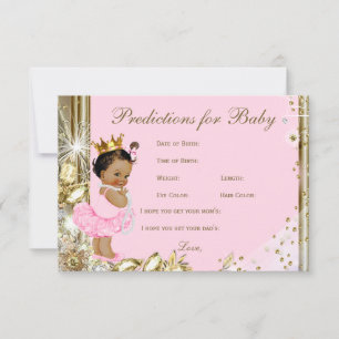 Girls Predictions & Advice for Parents Baby Shower
