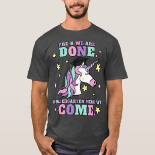 Girls PreK Graduation Magical Unicorn T-Shirt