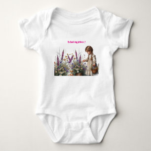 Girl's Prince Baby Bodysuit