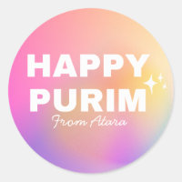 Girls Purim Label