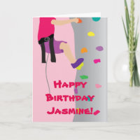 Girl's Rock Wall Climbing Birthday Party