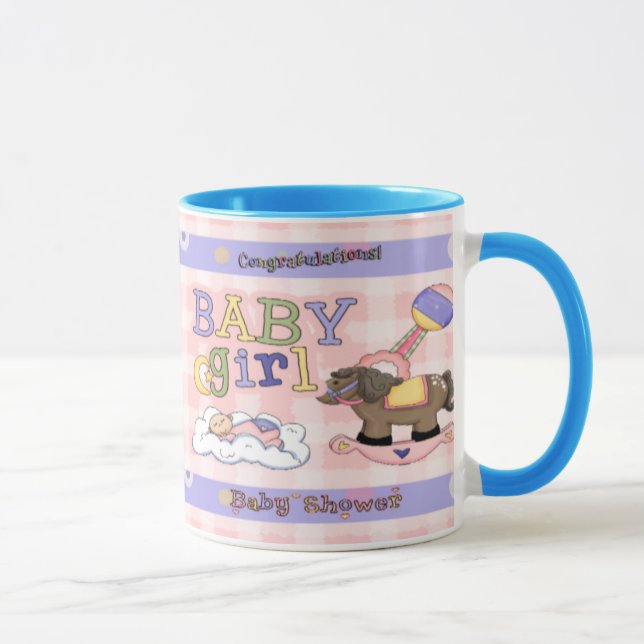 Girls Rocking Horse Mug (Right)