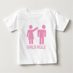 Girls Rule Baby T-Shirt