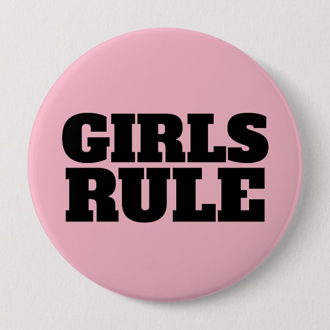 GIRLS RULE BUTTONS (Front)
