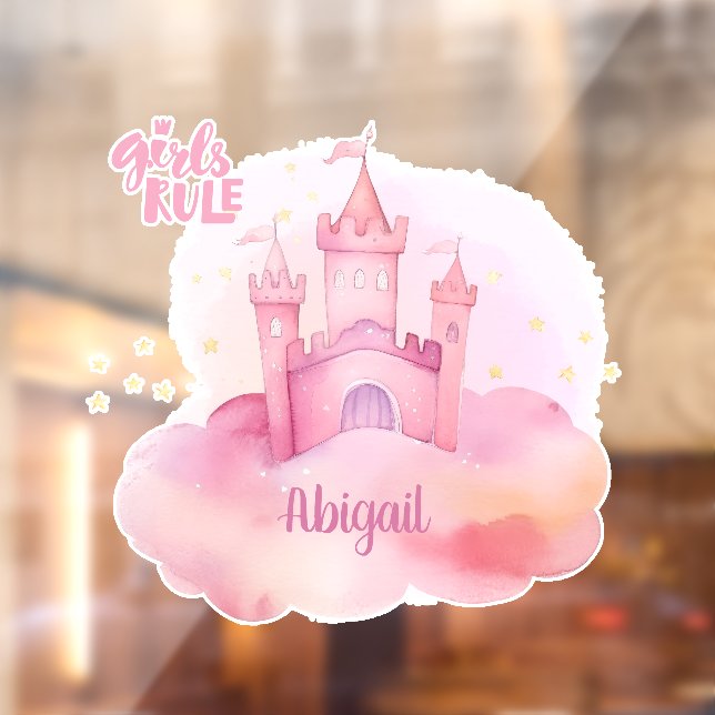 Girls Rule Palace on the Pink Cloud watercolor (Sheet 2)