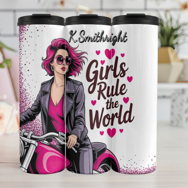 Girls Rule the World Art Thermal Tumbler (Creator Uploaded)