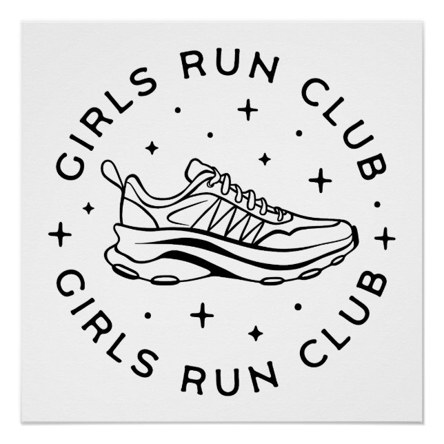 Girls run club poster (Front)
