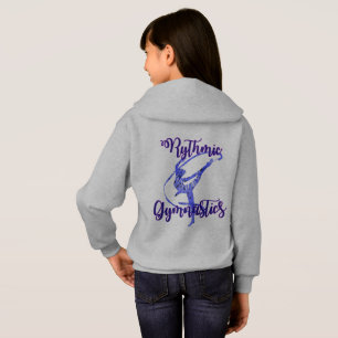 Girls Rythmic Gymnastics personalized sweatshirt