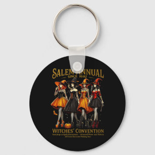 Girls Salem Annual Since 1692 Witches' Convention  Key Ring