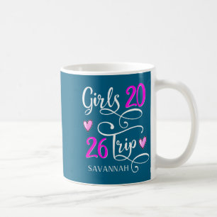 Girls Shirt Trip Savannah Georgia Vacation Group Coffee Mug