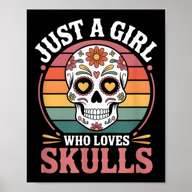 Girls Skull  Poster (Front)