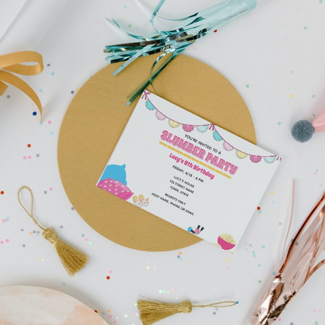 Girls Sleepover Invitation (Creator Uploaded)