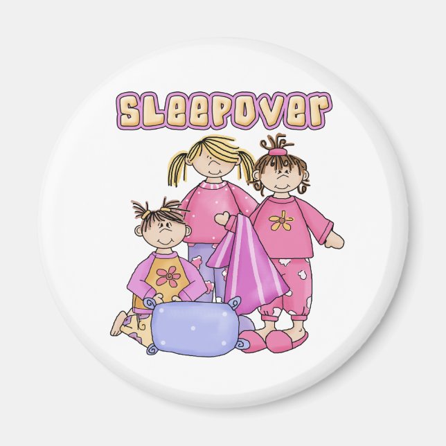 Girls Sleepover Magnet (Front)