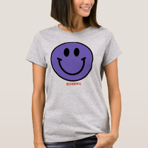 Girl's Smile Face Lavender Emoji HAMbyWG T-Shirt